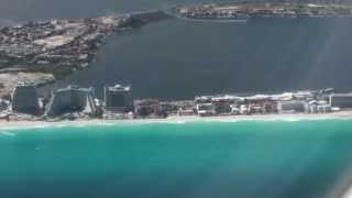 VUELO CANCUN HD  CANCUN HOTEL ZONE FLIGHT [upl. by Teena]