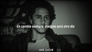 Canserbero  Mañana Será Otro Día  Letra [upl. by Nutter]