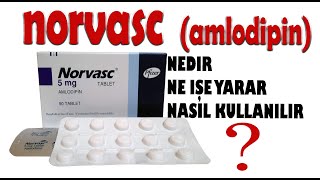 NORVASC Tablet Amlodipin Nedir Niçin Kullanılır Nasıl Kullanılır Yan Etkileri Nelerdir [upl. by Kall]