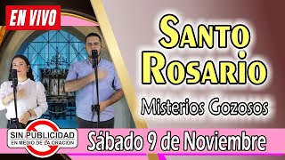 Santo Rosario CORTO de Hoy EN VIVO sábado 9 de noviembre 🌺 MISTERIOS GOZOSOS 🌺 Rosario SIN ANUNCIOS [upl. by French]