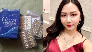 GLUTA FROZEN REVIEW  WHITENING SUPPLEMENT THAILAND PRODUCT 2023 [upl. by Jankell]