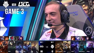 G2 vs Bilibili Gaming Game 3  World Championship 2024 Swiss Stage Day 9  G2 vs BLG G3 [upl. by Bauer]