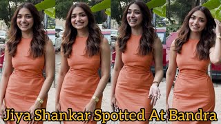 Exclusive Jiya Shankar Lovely Smile Spotted Outside Restaurant At Bandra ♥️😍 [upl. by Ketchan]