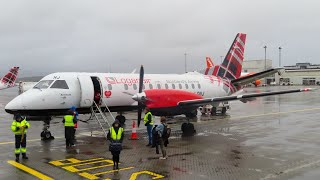 Loganair Saab 340 Farewell Flight  210124 [upl. by Billie]