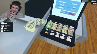 Foolish Yelling at Customers in Supermarket Simulator [upl. by Talbott]