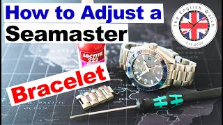 Omega Seamaster Bracelet Link Removal and Adjustment [upl. by Lachus471]