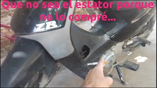 Que hacer cuando la moto no carga la batería en una moto 110 [upl. by Venditti]