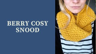 Berry cosy snood crochet pattern [upl. by Kendrah726]