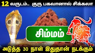 அடுத்த 30 நாட்கள் எப்படி இருக்கும்  சிம்மம் ராசி  ஆனால் ஒரு சிக்கல்  simmam rasi [upl. by Hakaber]