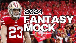 An Expert 2024 Fantasy Football Mock Draft [upl. by Yellhsa966]