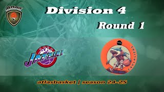 Atlasbasket  Div 4Round 1  UTAH JATZIKI vs CAVLALIERS [upl. by Oiramed]