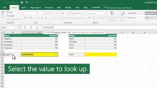 How to use VLOOKUP in Excel [upl. by Deegan]