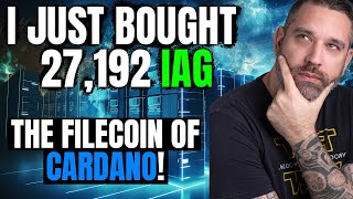 I Bought The Filecoin of Cardano  IAG with Better Tokenomics [upl. by Crowell851]