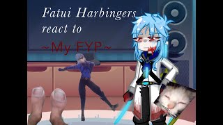 Fatui Harbingers react to my cursed FYP  Genshin Impact [upl. by Yoshiko]