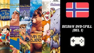 Disney DVDspill vol 1  Norsk tale [upl. by Cirillo246]