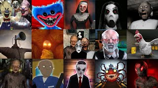 Caught Battle 70  Granny 5 Ice Scream 9 Evil Kid Evil Nun Mr Meat 2 Horror Tale Erich Sann [upl. by Ellerrad]