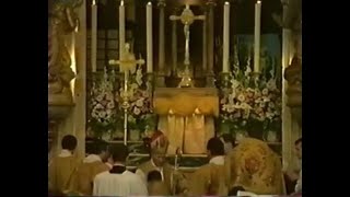 Abp Lefebvre Holy Mass Feast of Christ the King France [upl. by Pfaff293]