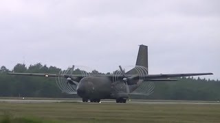 Luftwaffe Transall C160D Takeoff [upl. by Frida]