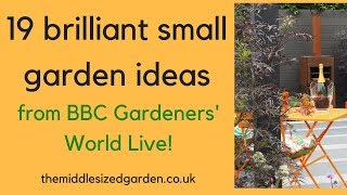 19 brilliant small garden ideas from BBC Gardeners World Live [upl. by Mohammed]