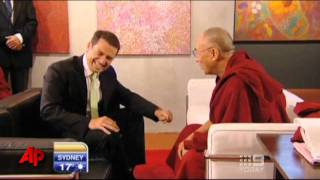 Raw Video Anchors Dalai Lama Joke Falls Flat [upl. by Sivam]