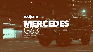 Through The Late Night  MercedesBenz G63  Rotiform CCVOR [upl. by Laufer489]