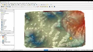 QGIS 314 Tutorial ।। Create contour and DEM ।। Google Earth ।। Geospatial Information Hub [upl. by Enirhtak]