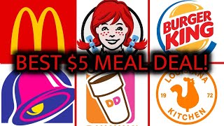 What Fast Food Restaurant Has The Best 5 Meal [upl. by Publia416]