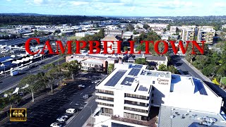 CAMPBELLTOWN by Drone in NSW Australia 4K 30fps [upl. by Compton194]