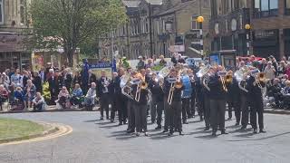 Hepworth Band  quotOn the quarter Deckquot Brighouse march contest 2023 [upl. by Nyllek]