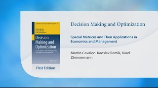 Decision Making and Optimization [upl. by Nnylcaj]