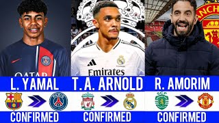 🚨ALL CONFIRMED TRANSFER NEWS TODAY🚶LATEST TARGETS SIGNINGS amp RUMORS [upl. by Neelahs]