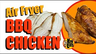 Simple and quick air fryer BBQ Chicken Chicken breast recipe [upl. by Lletnohs]