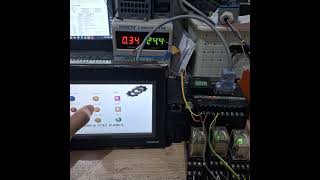 Connection Test HMI OMRON TO PLC OMRON [upl. by Isle]