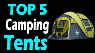 TOP 5 Best Camping Tents Review In 2024 [upl. by Thamora]