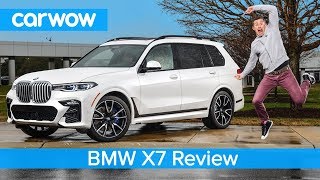 BMW X7 SUV 2020 review  is it the ultimate 7seater 4x4 [upl. by Ecam]