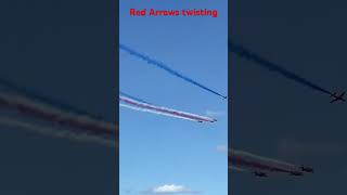 2019 Gatineau Red arrows twisting  aerogatineau redarrows jets airshow [upl. by Wane931]