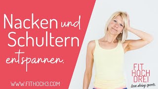 5 Yoga Übungen gegen Nackenschmerzen  verspannter Nacken und Kopfschmerzen in 8 Min lösen [upl. by Herra]