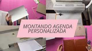 COMO MONTAR AGENDA PERSONALIZADA [upl. by Xad]