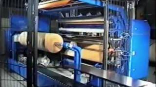 Slitting rewinder for corrugated rolls by Pivab [upl. by Quenby917]