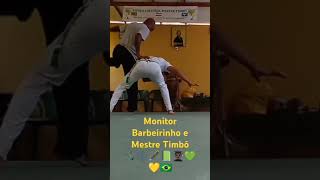 Monitor Barbeirinho e Mestre Timbó 🤸🏿‍♂️🎼🖋️📗👨🏿‍🎓💚💛🇧🇷 [upl. by Glassco]