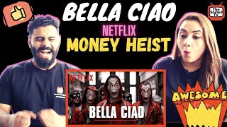 Bella Ciao Full Song  La Casa De Papel  Money Heist  Netflix India  Delhi Couple Reactions [upl. by Critchfield]