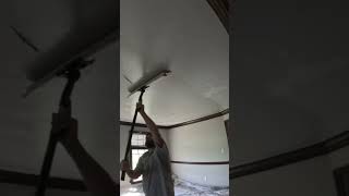 Water damage ceiling repair plastering diy plaster [upl. by Pebrook]