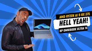 HP OmniBook Ultra 14 2024 REVIEW  Ryzen AI 9 HX 375  Radeon 890M [upl. by Bringhurst]