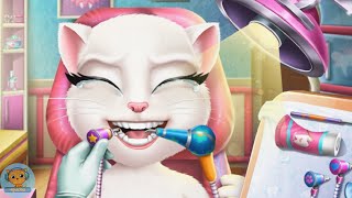 Angela Real Dentist  games videos for kids  4jvideo [upl. by Kalam]