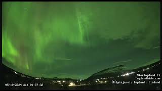 45102024 Kilpisjärvi Aurora Timelapse [upl. by Iramaj]