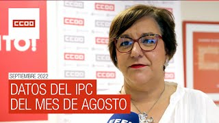 Datos del IPC de agosto [upl. by Chasse]