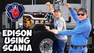 Were putting Scania engines into Edison Motors Trucks [upl. by Meeharb]