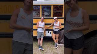 building a water heater mount for our schoolbus 🚌💦 Ep 88 Pt 2 diy travel skoolie vanlife [upl. by Milburn]