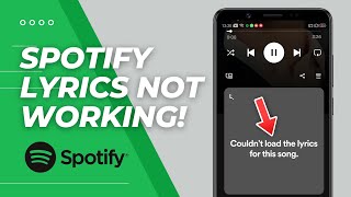 How to Fix Spotify Lyrics Not WorkingShowing [upl. by Jemy]