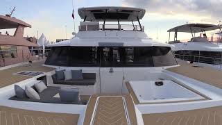 Floating Home 2024 Fountaine Pajot Catamaran Power 67 Walkaround [upl. by Luz537]